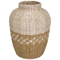 VASE NATUREL BICOLORE CARMEN D.25X32CM