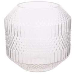 VASE ORIGAMI TRANSPARENT 20CM