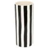 VASE RAYE EDRIC CERAMIQUE NOIR H.30CM