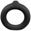 VASE ROND H.20CM NOIR