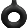 VASE ROND H.15CM NOIR