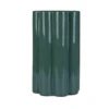 VASE SHANI VERT CERAMIQUE H.25CM