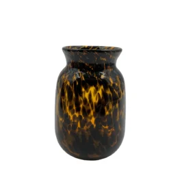 VASE VERRE ECAILLE 13X18CM