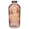 VASE VERRE MESSAGE CARMEN H.25CM