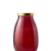 VASE VERRE SHANGHAI ROUGE 28CM