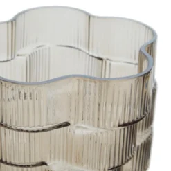 VASE VERRE STRIE SKY H.30CM