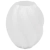 VASE VERRE VALMA BLANC H.21CM