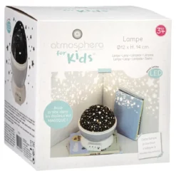 VEILLEUSE A PILE PROJECTEUR ETOILES