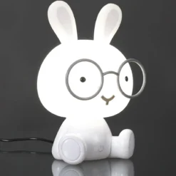 VEILLEUSE LAPIN LUNETTES