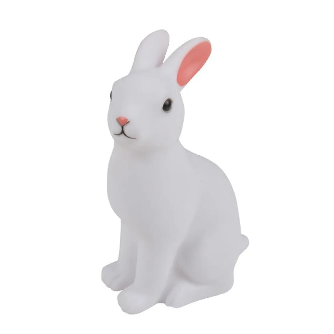 VEILLEUSE LED VINYLE A PILES 7.5X10.5X15CM LAPIN