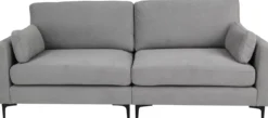VENTI CANAPE 2 PLACES GRIS CURIO 83
