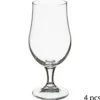 VERRE A BIERE X4 SUR PIED