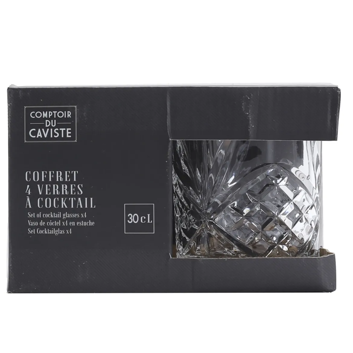 VERRE COCKTAIL 4 PIECES 30CL