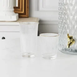 VERRE HAUT STRIE LISERE GOLD 30CL