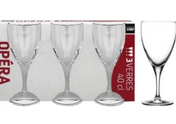 3 VERRES A PIED OPERA 40CL