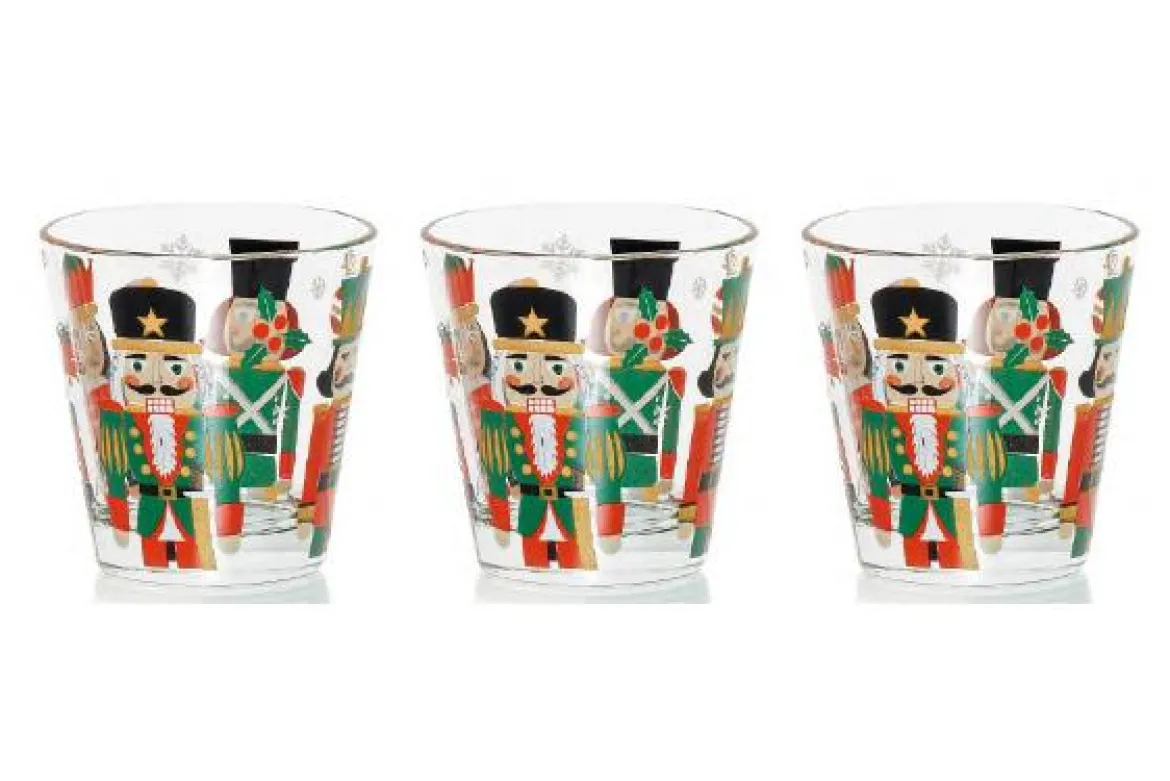 3 VERRES CASSE NOISETTE 25CL