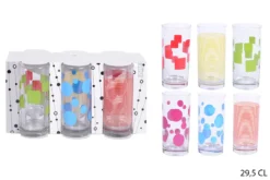 6 VERRES COLORA 29.5CL