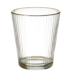 VERRE STRIE LISERE GOLD 30CL