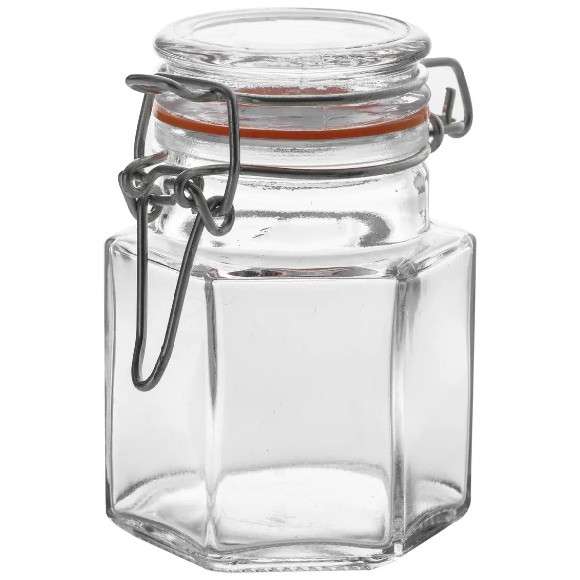 VERRINE HERMETIQUE HEXAGONE 10CL