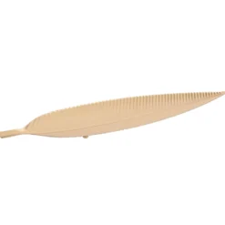 VIDE POCHE METAL FEUILLE DORE