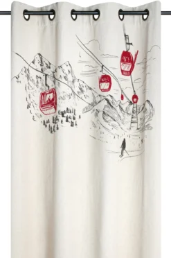 VILLARD RIDEAU 140X260CM OEIL ECRU