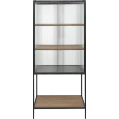 VITRINE BIBLIOTHEQUE 2 PORTES BAKOS