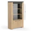 VITRINE 2 PORTES ET 2 PORTES VITREES AUSTIN
