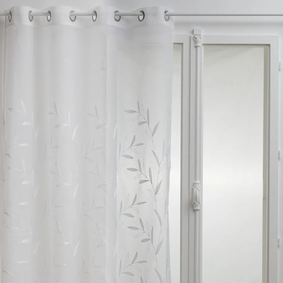 VOILAGE BRODE IZZY BLANC 140X240CM