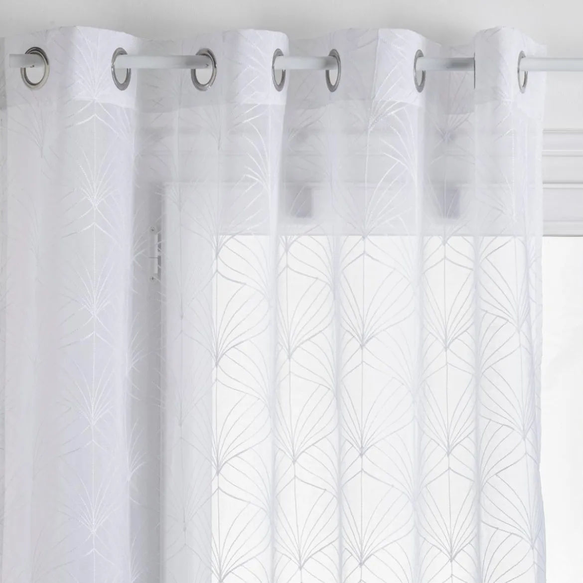 VOILAGE BRODE MIA BLANC 140X240CM