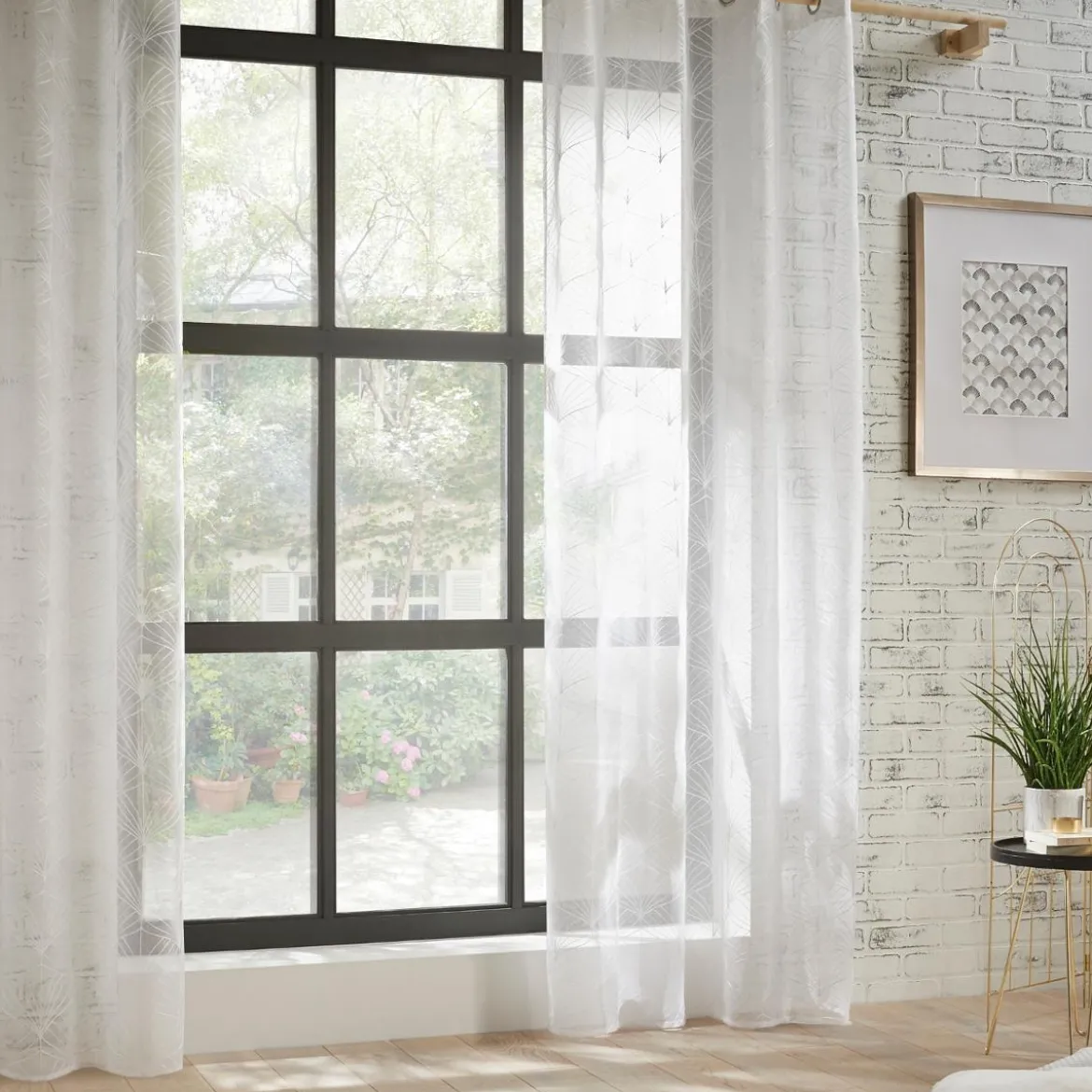 VOILAGE BRODE MIA BLANC 140X240CM