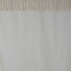VOILAGE COTON MACRA IVOIRE 140X260CM