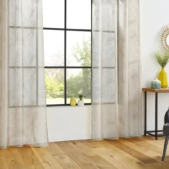 VOILAGE DEVO FEUILLE LIN 140X240CM