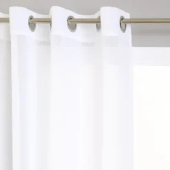 VOILAGE ETAMINE BLANC 140X240CM