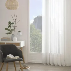VOILAGE GEORGETTE BLANC 140X240CM