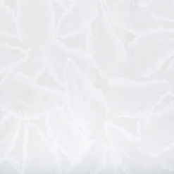VOILAGE LAZI MOTIF FEUILLE BLANC 140X240CM
