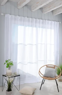 VOILAGE MADRID PATTES CACHEES BLANC 3M