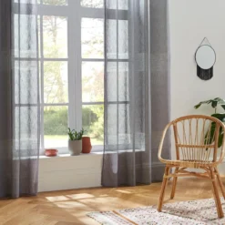 VOILAGE SAB GRIS 140X240CM