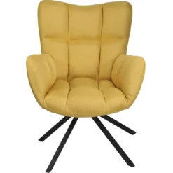 WASHINGTON FAUTEUIL PIVOTANT JAUNE