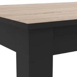 WAYNE TABLE 140X90 CHENE BROSSE NR MAT