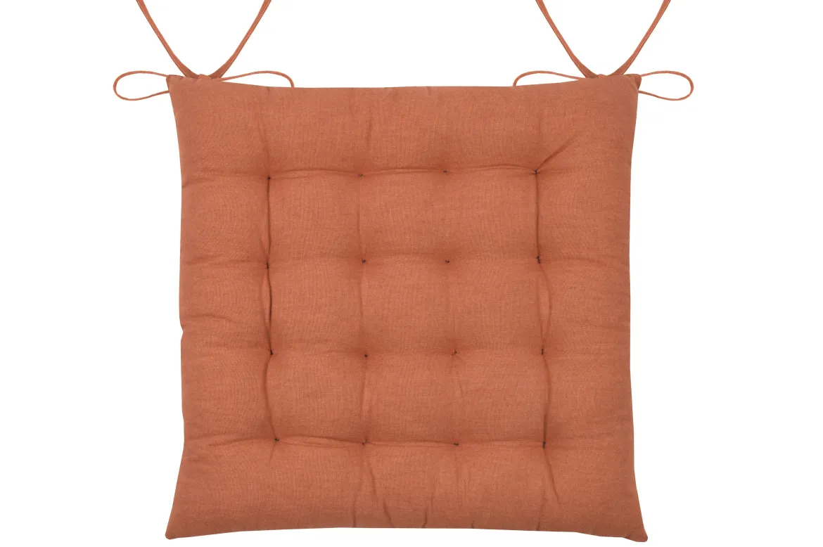 WILLOW GALETTE 38X38CM TERRACOTTA